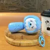 Llavero Grabadora de Voz de Animales de Dibujos Animados Transfronteriza Mini Micrófono Juguete Musical Colgante para Mochila de Estudiante