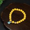 Pulsera de cinabrio para mujer DIY arena de rejalgar pulsera de 8 mm regalo nicho jade jade cadena de suministro en vivo mayoreo