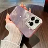 Papel de Lata Patrón Marco de Diamante Funda de Teléfono IMD Adecuada para iPhone15PROMAX Tendencia 14 Personalidad 12 Agujero Grande 11