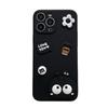 Funda para Teléfono Móvil Adecuada para Oppo A6Pro con Flores Tridimensionales, Reno15F Dibujo Animado, Realme C75 Bola de Carbón Negra Café