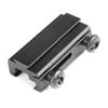 Adaptador mini de 20 vueltas de 11 mm, soporte de espejo de puntería ancho y estrecho, abrazadera de metal de 5,8 cm