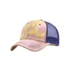Nuevo Estilo Gorra de Béisbol Vintage con Graffiti Tie-Dye para Mujer Moda Primavera y Verano Marca de Tendencia Ins Gorra de Pico de Pato