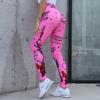 Wish Leggings de Yoga para Mujer Multicolor Estampados de Venta Caliente Europeos y Americanos Ajustados de Alta Elasticidad Cintura Alta Levanta Cadera Secado Rápido XY1074