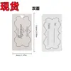Etiqueta de Papel Kraft para Regalo con Forma de Corazón Transfronteriza Diseño de Tarjeta Papel Kraft de Colores Etiqueta de Agradecimiento Tarjeta de Papel Kraft