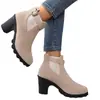 Verano 2026 Nueva Llegada Comercio Exterior Tallas Grandes Mujer Casual Cómodo Estilo Británico Cremallera Lateral Zapatos Planos de Moda Talla Única