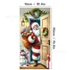 Exclusividade transfronteiriça, popular série de cortinas de porta e tecidos para pendurar de Natal, apresentando estampas de alta definição do Grinch, árvores de Natal e decorações festivas