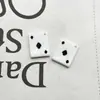 Accesorios de cartas de dibujos animados de póker picas corazón resina DIY accesorios hechos a mano pegamento de crema material para carcasa de teléfono móvil venta al por mayor