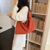Bolsa tote para ir al trabajo, elegante bolsa casual de lona estilo japonés para mujer, nuevo modelo de verano 2026, bolso de hombro de gran capacidad