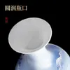 Jarrón de Cerámica con el Motivo "Nieve Indica una Buena Cosecha" de Maestros Artesanos de Jingdezhen, Jarrón de Cerámica Pintado a Mano, Decoración para la Entrada, Recipiente para Arreglos Florales Estilo Chino