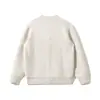Yidao Vintage 2026 Otoño Nuevo Estilo Universitario Cuello de Béisbol Cárdigan de Punto Abrigo Suéter Retro de un Solo Botón para Hombre