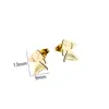 Aretes de Peces Dorados Pequeños Divertidos de Dibujos Animados Moda Aretes de Koi de la Suerte Ins Fabricante de Accesorios de Acero Inoxidable Transfronterizos