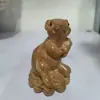 Doce Signos del Zodiaco Madera de Durazno Tallada a Mano Artesanías Animales Adornos, Juego Completo de Tallas de Madera del Zodiaco, Lindos Adornos de Mano