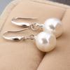 Aretes largos de perlas y cuentas suaves de temperamento de moda japonesa y coreana fabricantes de joyería para la oreja al por mayor