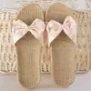 Sandalias y Pantuflas Nuevas para el Hogar Yuerkang para el Hogar Interior Pantuflas de Lino Antideslizantes Pantuflas Casuales para Mujer Venta Directa de Fábrica
