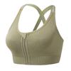 Sujetador Deportivo con Cremallera Frontal, Hermoso Chaleco de Espalda, Sujetador Push-Up sin Aros para Mujer con Almohadilla en el Pecho, Sujetador a Prueba de Impactos para Correr y Yoga