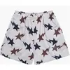 Shorts Masculino Confortável de Malha Respirável Novo Estilo Basquete Americano Estampa Digital 3D Shorts de Praia