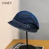Boné de Baseball com Proteção Solar para Mulheres 2026 Novo Verão Protetor Solar Viagem Boina de Brim Emagrecimento Facial Chapéu de Artista Versátil