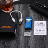 Encendedor Cuadrado JD1012 Metálico Portátil Ultrafino de Carga USB Encendido con Botón de Diamante Encendedor de Cigarrillos Intercambiable