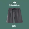 Shorts masculinos de verão estilo coreano tamanho grande, soltinhos, de seda gelada fina, para esportes de basquete e uso casual
