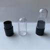 Mini Tubo de Lápiz Labial Muestra de Prueba Tubo Vacío Transparente Tubo de Lápiz Labial de Prueba Set de Lápiz Labial Caja Paquete Material Caja de Bálsamo Labial