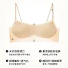 Sujetador de espalda descubierta con escote bajo para mujer, invisible sin costuras, push-up para busto pequeño, escote cuadrado pronunciado, estilo fino de verano con tirantes finos, sujetador transpirable