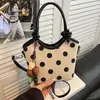 Exquisito Bolso de Lunares de Nicho para Mujer 2026 Nueva Moda Bolso Cruzado Versátil con un Toque de Lujo y Elegante Bolso de Mano Bolso Cubo