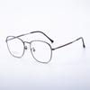 Gafas de miopía con montura de titanio para cejas, antiluz azul, planas y sencillas, se pueden equipar con potencia al por mayor 3005