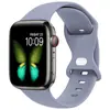 Adecuado para correa de silicona para Apple Watch, hebilla de mariposa, correa deportiva para Apple Watch de 1ª a 9ª generación, correa de muñeca para iWatch
