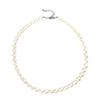 Colar de Pérolas de Outono e Inverno Agulha de Prata 925 Brincos de Pérolas Corrente para Suéter de Luxo Leve Imitação Pérola Shijia Gargantilha Acessórios de Brincos