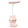Lámpara de Mesa de Dibujos Animados Labubu para Dormitorio, Escritorio, Mesita de Noche, Carga USB, Habitación Infantil, Luz Nocturna para Dormir, Regalo para Eventos