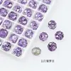 Dongzhou Crystal 8mm Ocho Caras Corte Rosa Milenio Diamante para Uñas Destellante Diamante de Cristal K9 de Alta Calidad Accesorios de Arte para Uñas de Lujo Ligero