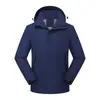 2026 Nueva Chaqueta de Montañismo Impermeable de Grosor Medio con Forro de Polar Integrado para Pareja Ropa de Trabajo Ropa Exterior con Logo Estampado