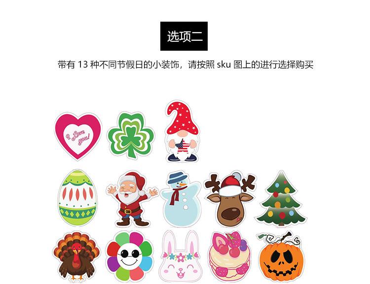 圆形磁铁欢迎牌