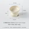 Cuencos de cerámica para mascotas simples, de color sólido, con patas altas y boca inclinada, diseñados para evitar que se vuelquen, aptos para gatos y perros, con una característica para proteger el cuello y disponibles para venta al por mayor