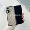 Para capa de celular Samsung Zfold4 W23 capa de couro capa protetora dobrável esquerda e direita F9160 presbiopia padrão de couro clássico
