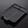 Bakeware quadrado Churrasco doméstico antiaderente Maifan Stone Bakeware Cartucho Fogão Churrasco ao ar livre Smokeless Coated Bakeware Estilo coreano