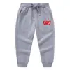 Pantalones largos de primavera y otoño para niños Chad Wild Clay, pantalones deportivos casuales para niños, de algodón rizado