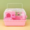 Gaiola para hamster acrílica panorâmica transparente extra grande vila de luxo com suprimentos para animais de estimação escada roda de corrida