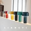 Lámpara de Noche de Champiñón de Lujo Accesible Escandinavo Transfronterizo Lámpara de Ambiente para Dormitorio Luz Nocturna Recargable por USB Lámpara de Mesa para Bar Regulable