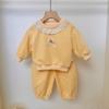 Ropa de Bebé, Ropa de Otoño, Conjunto para Bebé Niña, Dulce Estilo Nuevo, Conjunto de Dos Piezas de Moda Estilo Coreano para Otoño y Primavera para Bebés de Un Año