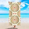 Toalla de Playa Transfronteriza Toalla de Secado Rápido Toalla de Baño de Microfibra Comercio Exterior Amazon Europeo y Americano Estampado Digital Chal de Natación