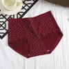 Roupa íntima de Angorá Vermelha Antibacteriana 10A para Mulheres Véspera de Ano Novo Casamento Ano do Animal Confortável Alta Elasticidade Cueca Vermelha