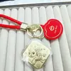 Llavero Colgante para Bolso Shuibeizizui Oro 999 Artesanía para Riqueza y Prosperidad Inmediatas, Regalo para Novio o Novia