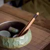 Acessórios para Conjunto de Chá de Bambu Antigo Polidos à Mão Prendedor de Chá Agulha de Chá Pegador Colher de Chá Conjunto de Lótus de Chá Fabricante Atacado
