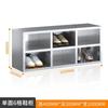 Gabinete de Zapatos de Acero Inoxidable, Gabinete de Zapatos para Empleados, Fábrica de Purificación, Rejillas de Múltiples Niveles sin Puertas, Banco de Zapatos de un Solo Lado y de Doble Lado, Personalización de Zapatos para Taller