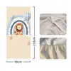 Temu Amazon Shein Fornecimento Exclusivo Transfronteiriço de Capa Decorativa de Porta de Quarto Elástica de Peça Única, Capa de Porta com Tema de Animal Fácil de Instalar