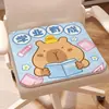 Almofada Criativa Capivara Assento Cadeira Almofada de Assento Longa para Escritório Almofada de Pelúcia Estudante Almofada de Inverno para Casa