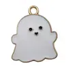 79 Pingente de Liga Gotas de Óleo Desenho Abóbora Morcego Fantasma Halloween Acessórios para Pulseira de Contas DIY