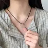 Simples Leve Luxo Elegante Alto Padrão Laço Distintivo Nicho Corrente para Clavícula Tendência Moda Design Doce Cool Colar