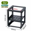 Rack de Equipos de Bajo Voltaje de Marco Abierto de 10 Pulgadas para Hogar, Mini Gabinete de Red Pequeña, Estante para Equipos de 250 mm de Profundidad